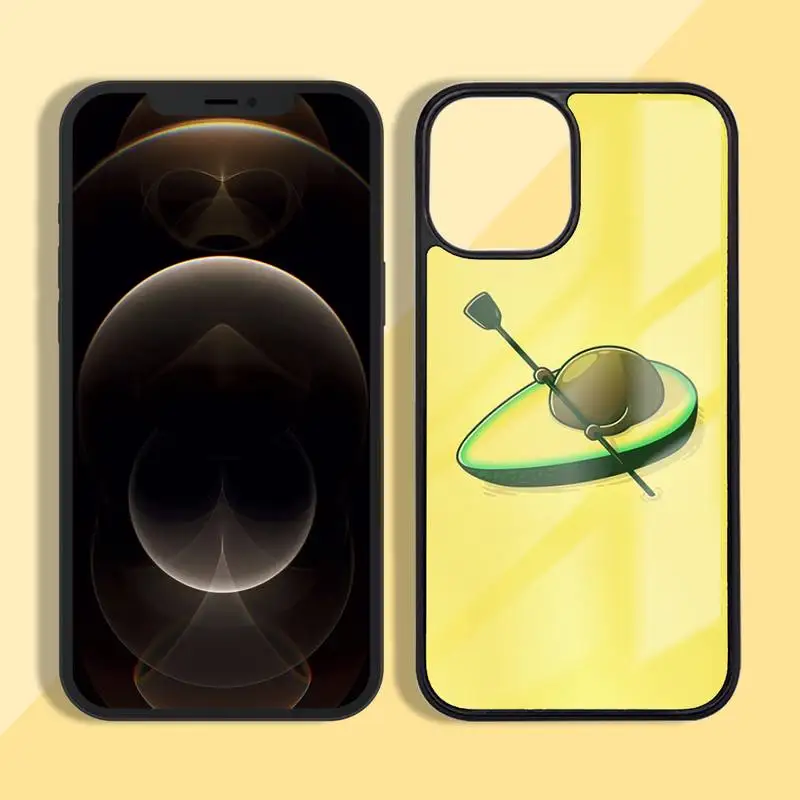 

avocado cute pattern Phone Case Silicone TPU+PC For iPhone11 12 mini Pro MAX 7 8 Plus X XR XS Samsung S20 10 9 8 Plus ultra