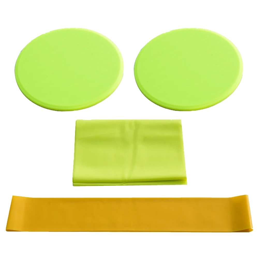 

Resistance Bands Set PVC Pilates Slide Plate Elastic Pull Up Fitness Yoga Strength Training Health Exercise Gym Sport Portable