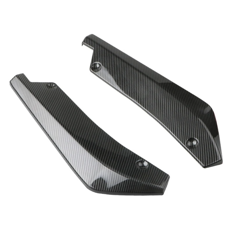 

2Pcs Universal Car Rear Bumper Lip Spoiler Diffuser Splitter Scratch Protector 964B