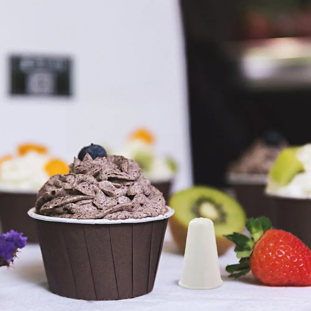 FISSMAN FDA стандартный прозрачный силиконовый мешок для глазури с 5 насадками