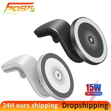 Magnetic Wireless Car Charger for Iphone13 12 series Car Phone Holder 15W Fast Charging Car Wireless induction charger Stand