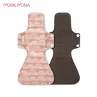 Mora Мона моющиеся мягкие гигиеническая прокладка светильник потока санитарные подгузники многоразовые угольно-Бамбуковые тканевая менструальная прокладка цельнокроеное платье