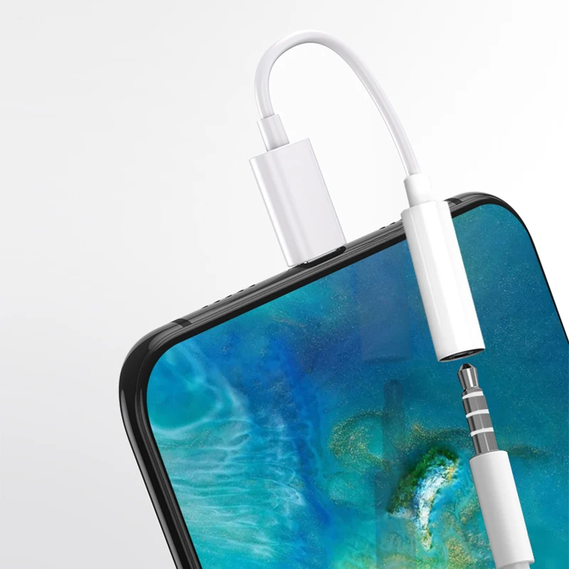 Original USB Type C To 3.5mm Earphone Jack Adapter Aux Audio For OPPO Ace Ace2 Reno 2 3 4 5 Pro R17 Usb-c Music Converter Cable | Мобильные