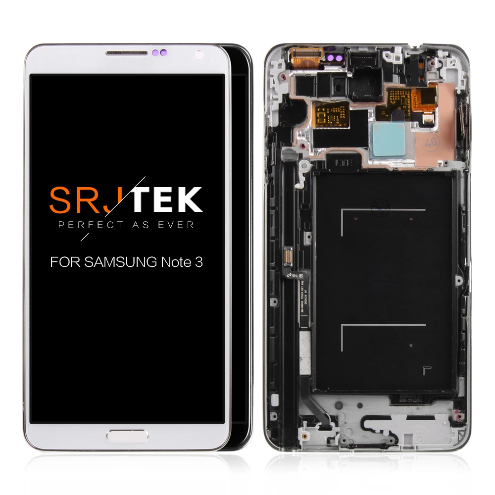 Тест IPS экран мягкий матовый чехол с крышкой для Samsung Galaxy Note 3 дисплей N9005 ЖК