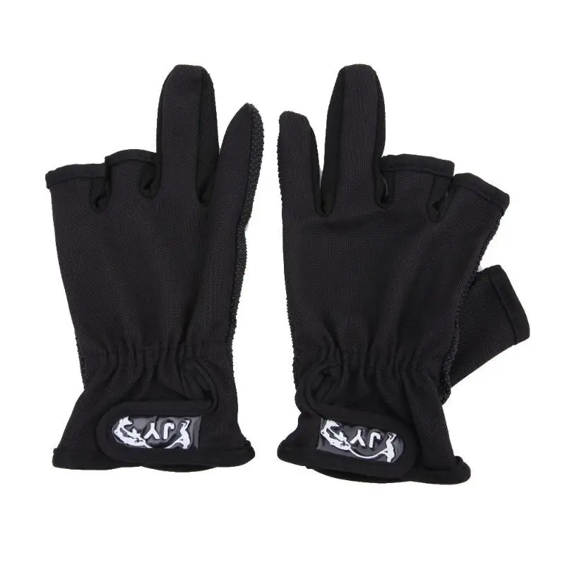 Перчатки рыболовные мужские Нескользящие дышащие защитные митенки с тремя