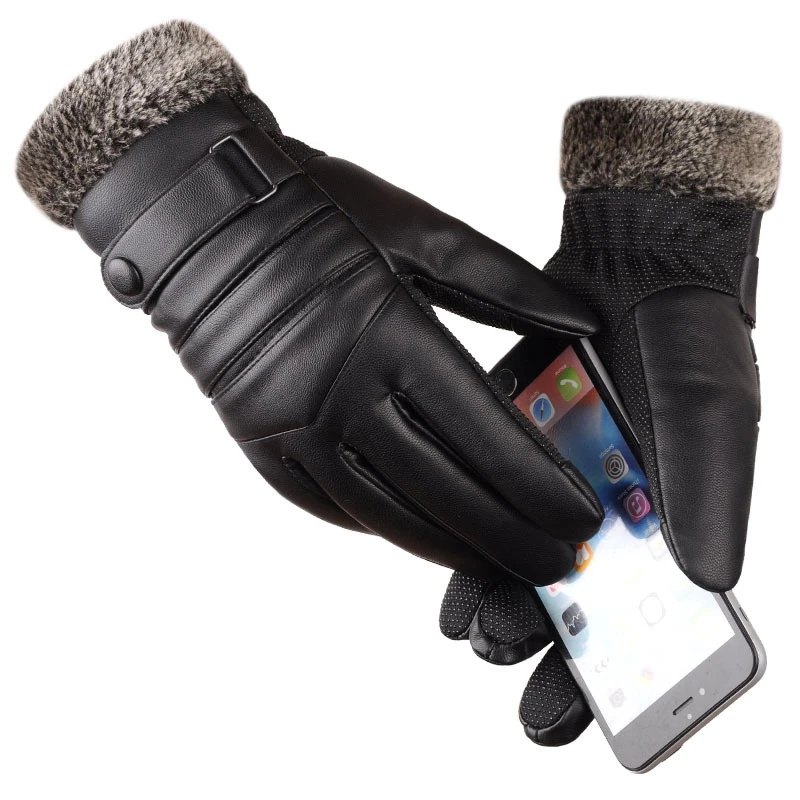 Мотоциклетные Перчатки POSSBAY теплые ветрозащитные перчатки для сенсорных экранов