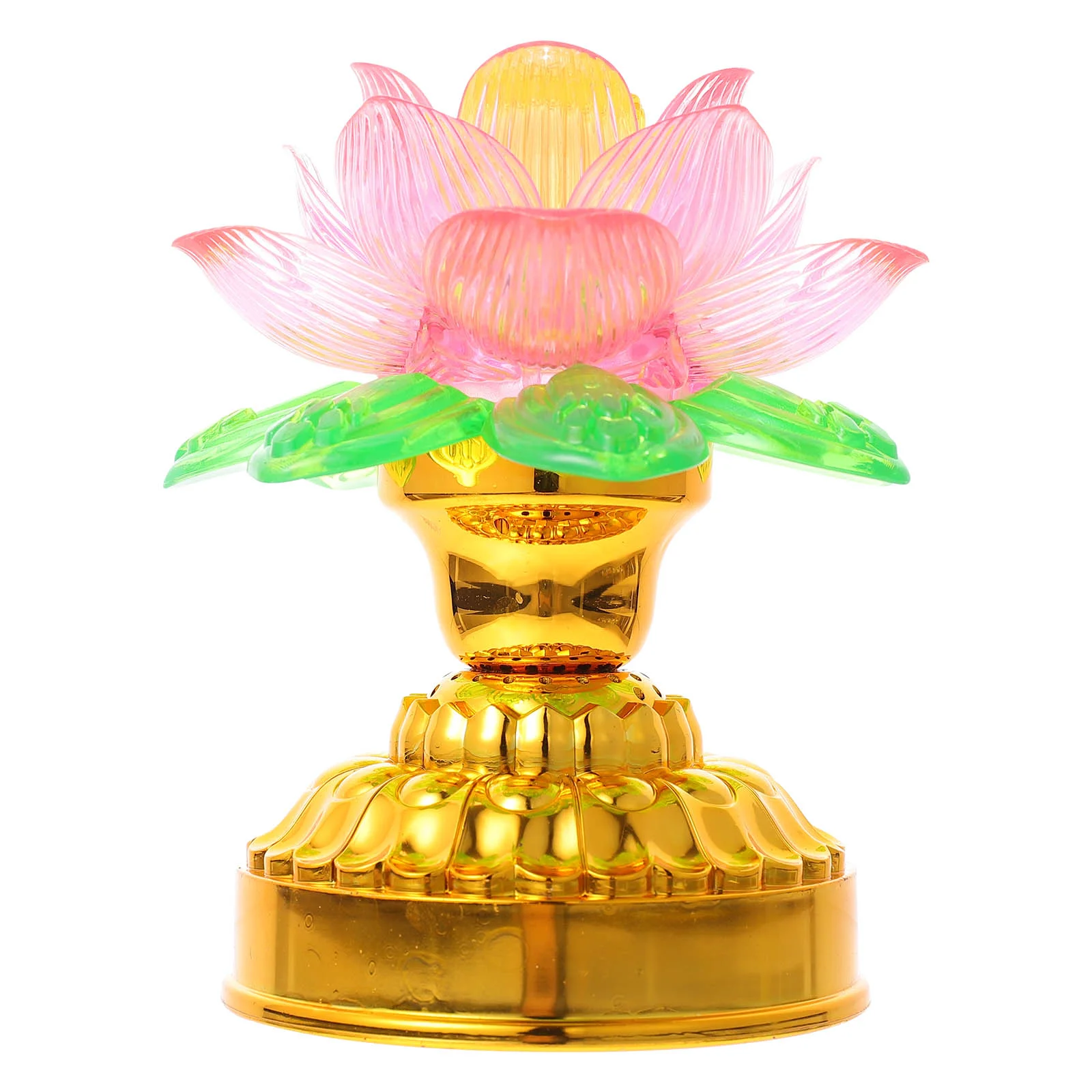 

1Pc Delicate Illuminated Adorn Lotus Light Home Tabletop Light