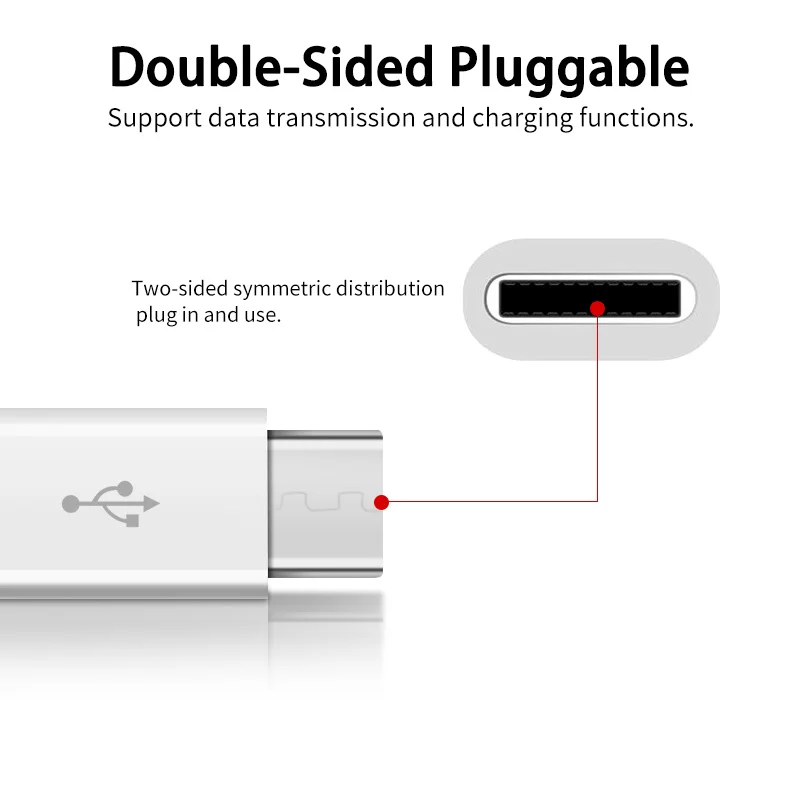 

FONKEN 1/5Pcs Micro USB To USB C Adapter Usbc Mobile Phone Connector for Huawei Xiaomi Samsung Microusb to Type C Plug Converter
