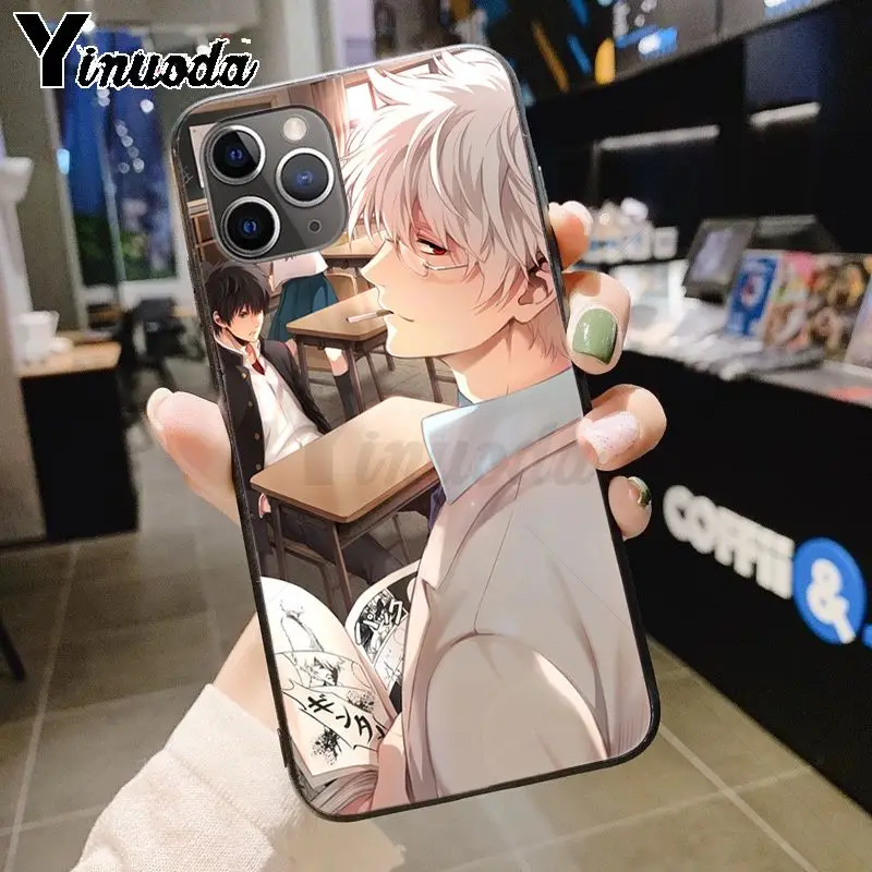 Yinuoda гинтама аминовый Защитный Мягкий ТПУ чехол для телефона для iPhone 7plus 6S 7 8 8Plus Xs max xr 5S 11pro чехол