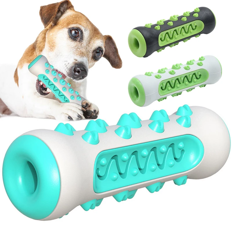 

Pet Dog Chew Toys Molar Stick Dog Toothbrush Toy TPR Bone Shape Puppy Cleaning Chewing Playing Toys Pet Dental Care Supplies