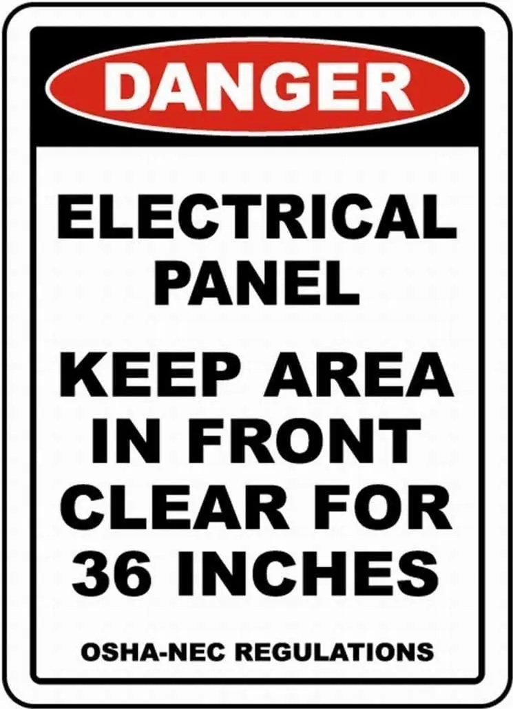 

36 inch, 12x8 inch floor safety sign Metal signs