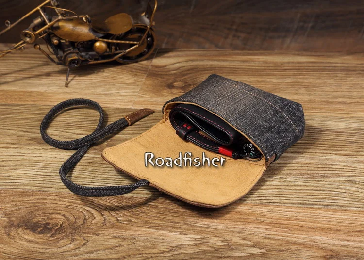 Roadfisher натуральная кожа Брезентовая сумка для камеры вставка чехол для хранения чехол ремень для Canon G7X RX100 M2 M3 M4 M5 Nikon sony Leica Fuji