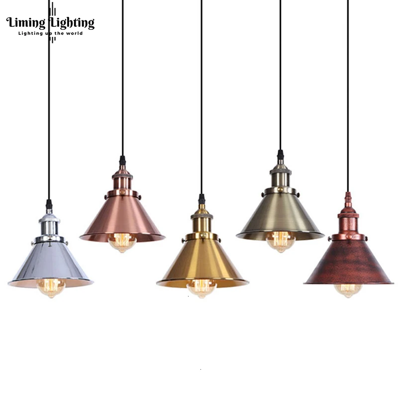 Эдисон Лофт винтажный промышленный Ретро подвесной светильник светодиодный E27