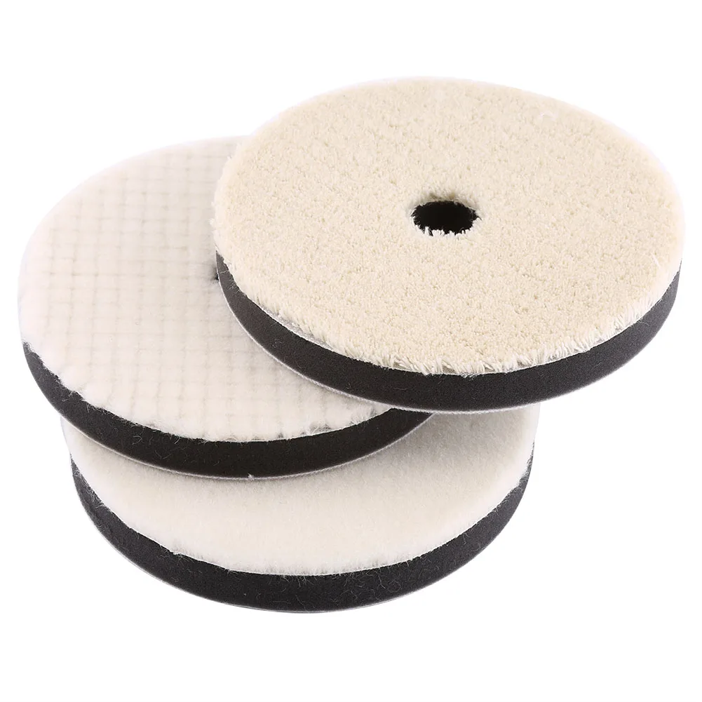 

3Pcs Wool Sponge Polishing Buffing Waxing Pad For Car Polisher Buffer wool wool wool wool wool wool wool