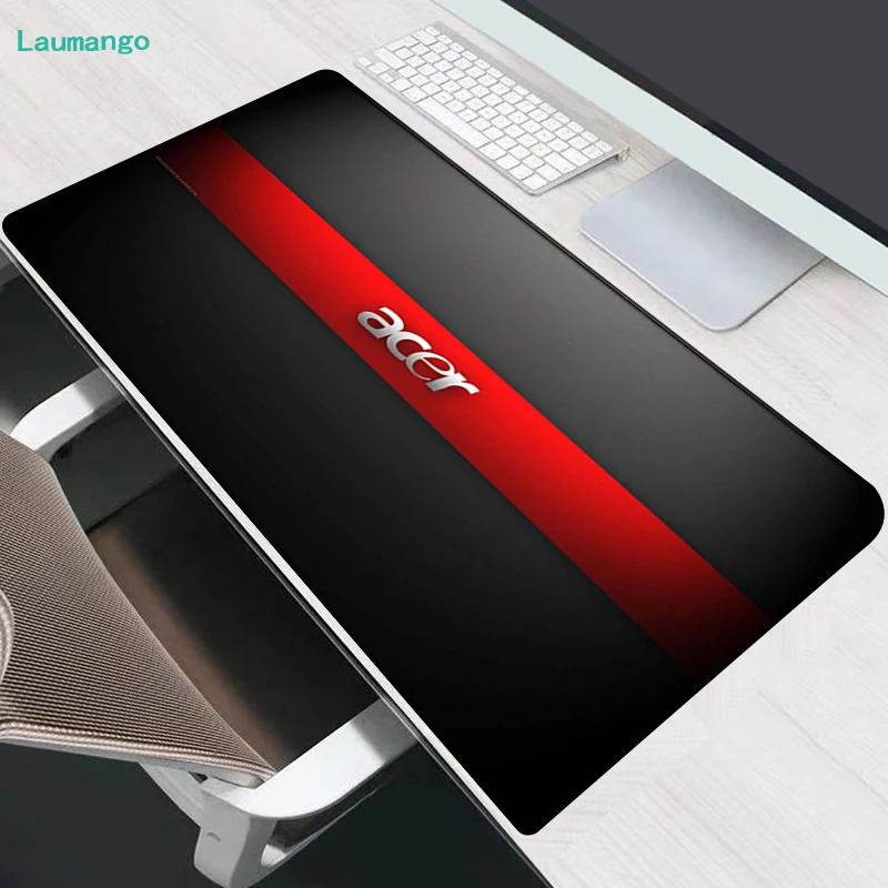 

Acer Logo Large Anime Mouse Pad Gaming Mats Xxl Mousepad Company Computer Desk Accessories Laptop Gamer Rug Pad on the Table Diy