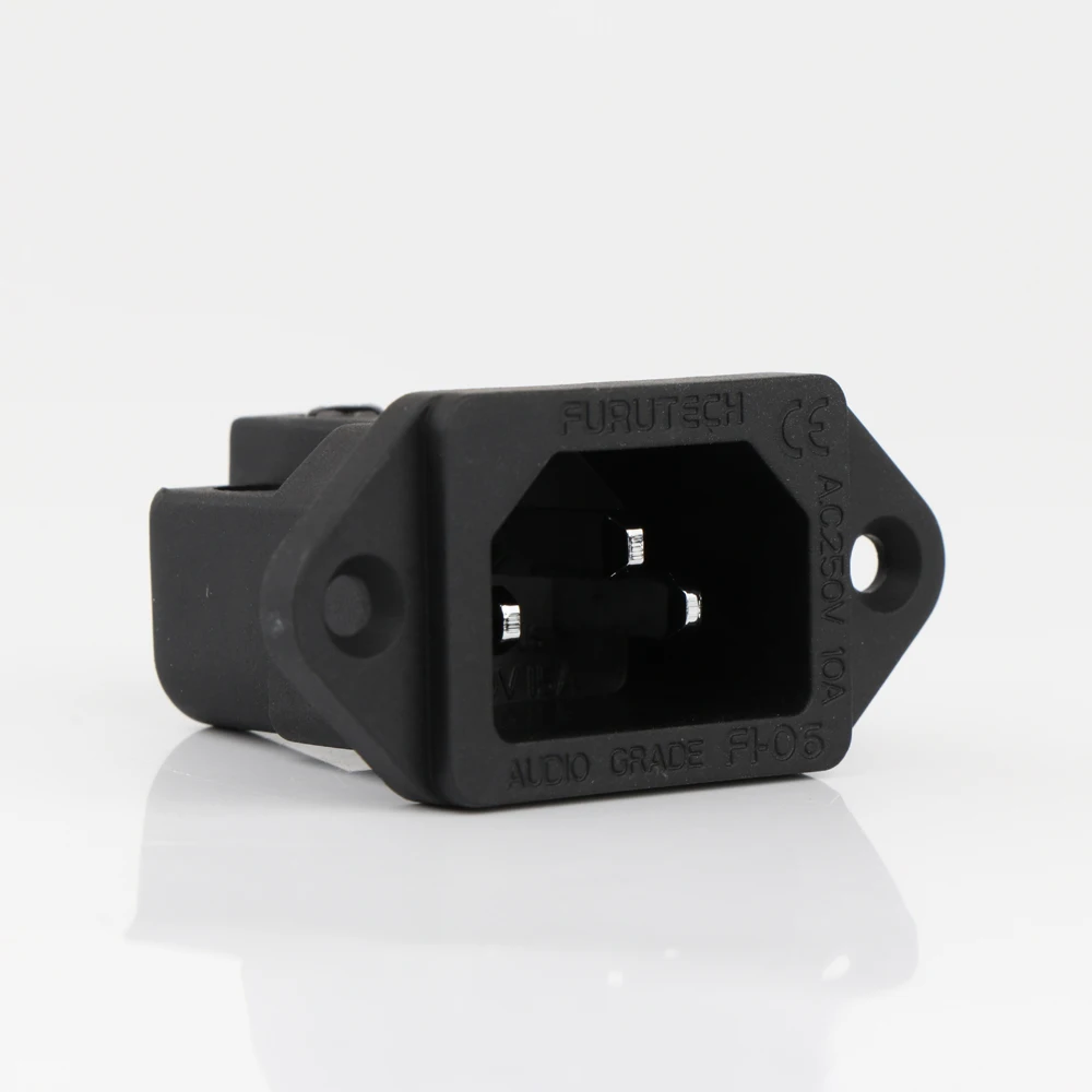 

2 шт., Hi-Fi розетка переменного тока, с родиевым покрытием