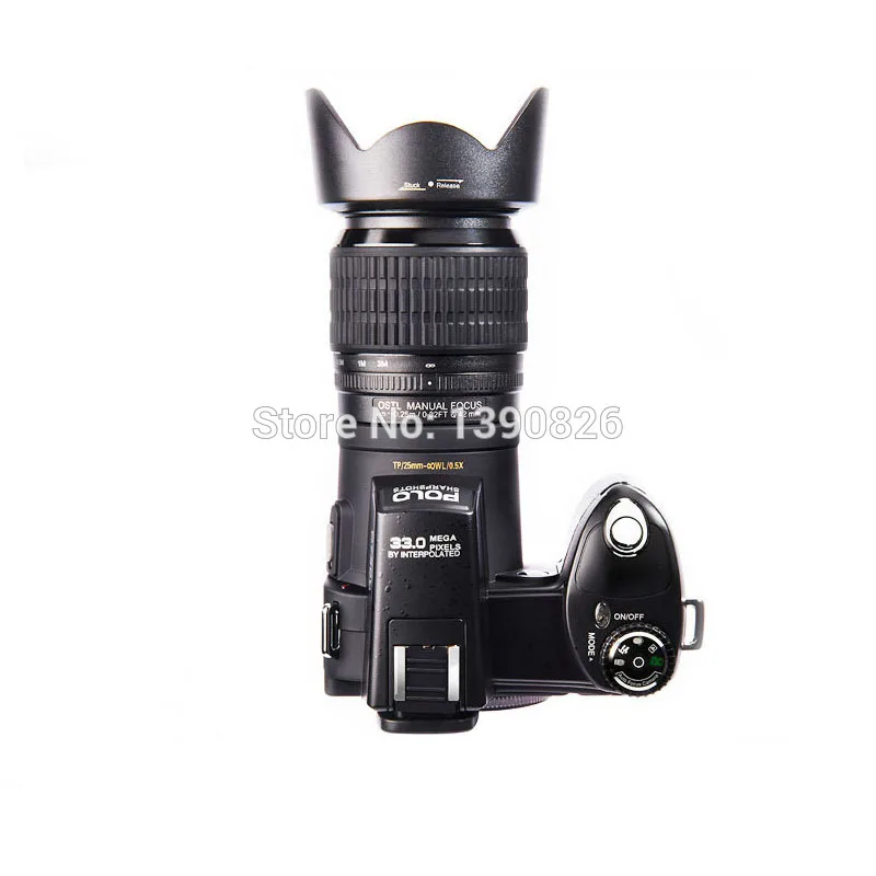 POLO D7200 цифровая камера 33MP с автофокусом профессиональная DSLR телеобъектив