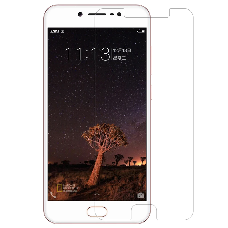 Ультратонкое взрывозащищенное Закаленное стекло твердости 9H для vivo V3 MAX V5 Plus HD стекло на vivo Y31 Y33 Y35 Y51 Y55 Y75 Y66 Y67