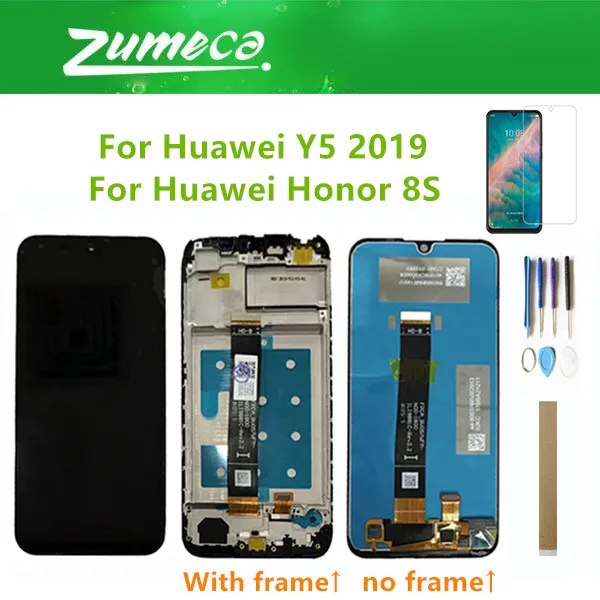 Дисплей для Huawei Y5 2019 AMN LX9 LX1 LX2 Honor 8S с рамкой/без рамки|Экраны мобильных телефонов| |