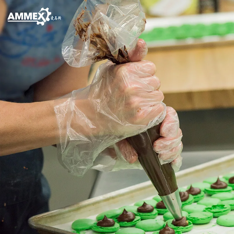 100 шт. одноразовые латексные перчатки белые Нескользящие кислотные и щелочные