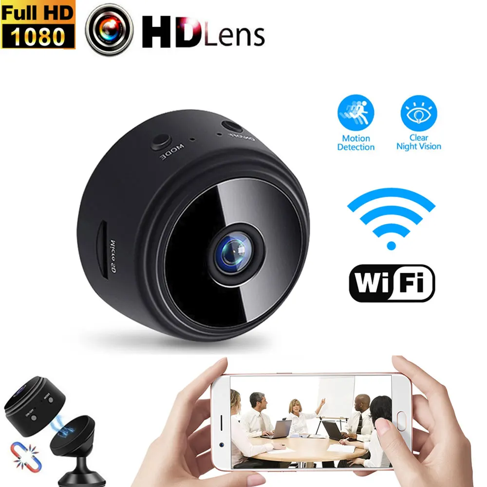 HD 1080P WiFI мини камера Умный дом безопасности Dvr ночное видение P2P Видеокамера