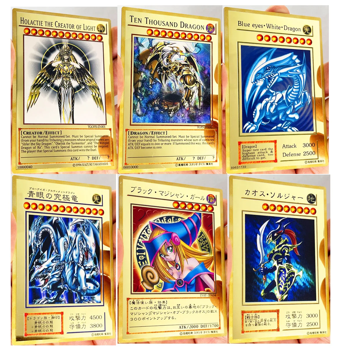 D Blue Eyes White Dragon Super Game Collection Anime Cards Toys For Children Christmas Gift