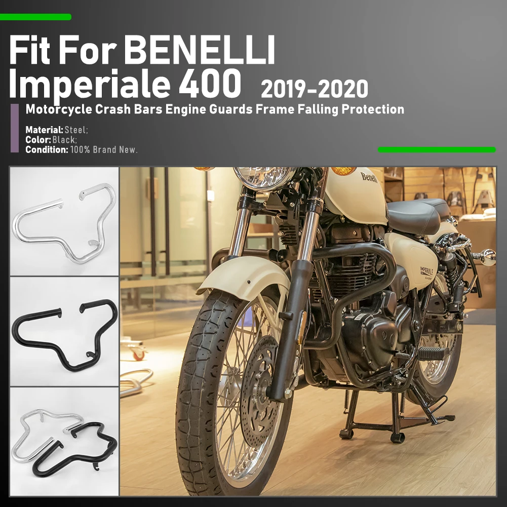 

Motorcycle Highway Crash Bar Front Engine Guard Bumper for Benelli Imperiale 400 2019 2020 2021 2022 Imperiale400 Accessories