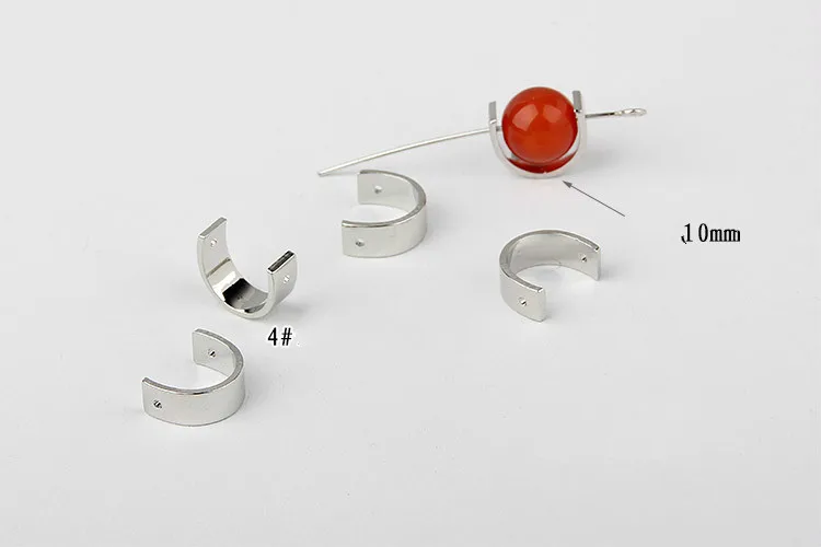 DIY Чистая медь охрана окружающей среды гальванические серьги открытые круглые с