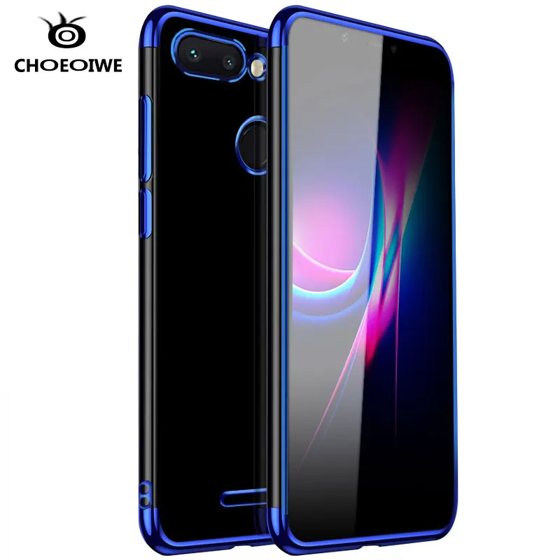 Силиконовый чехол с покрытием для Xiaomi Redmi 6 6A Redmi6 Redmi6A Ультратонкий Мягкий Pro