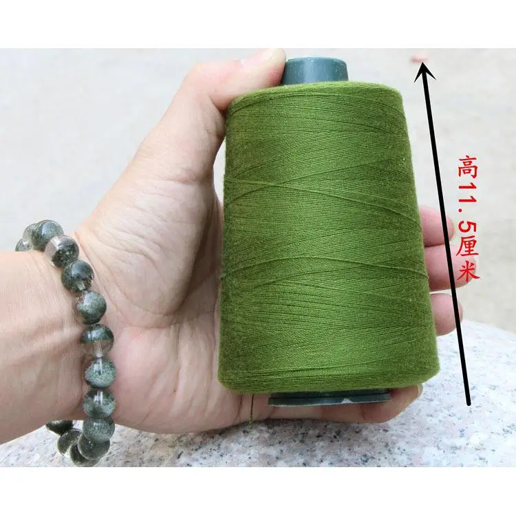 3000 ярдов высокоскоростная швейная нить 2 пряди средняя Толстая линия полиэфирная