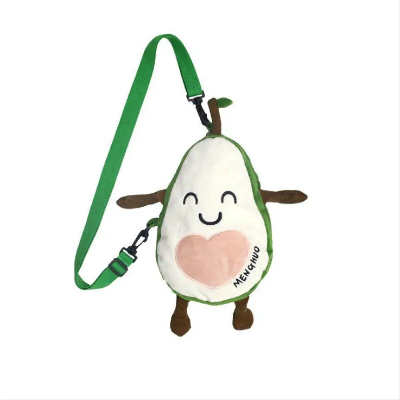 

New Fashion Women's Shoulder Bag Furry Bizarre Bag Plush Whimsy Fruit Package