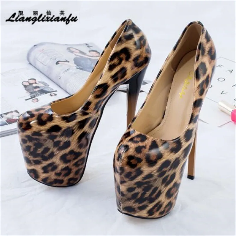 Туфли на шпильке для трансвеститов женские туфли-лодочки платформе 20 см