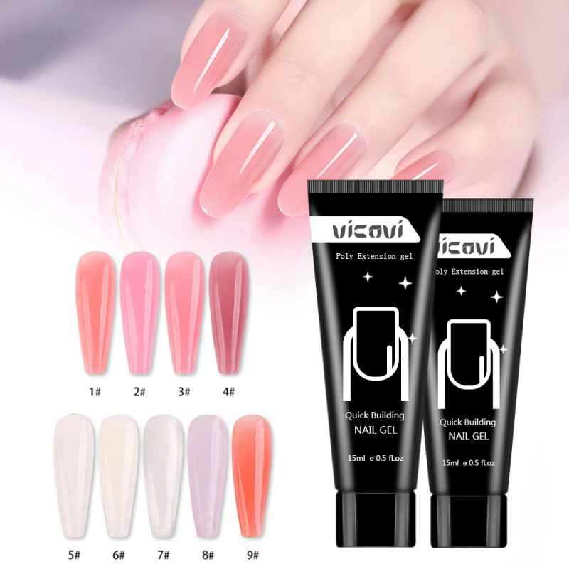 15 мл для наращивания ногтей гель формы акриловая декоративных насадок +