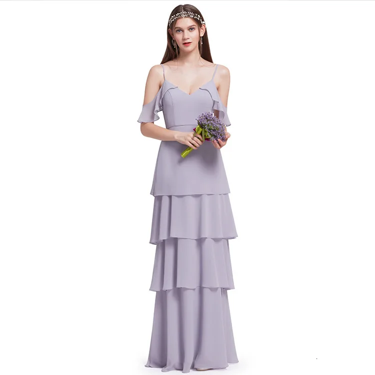 Простые платья для подружек невесты сексуальное шифоновое платье