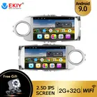 EKIY для Toyota Yaris 2012-2015 2016 2017 авто радио 2Din Android 9,0 DVD Автомобильный мультимедийный видео плеер стерео навигация GPS WIFI