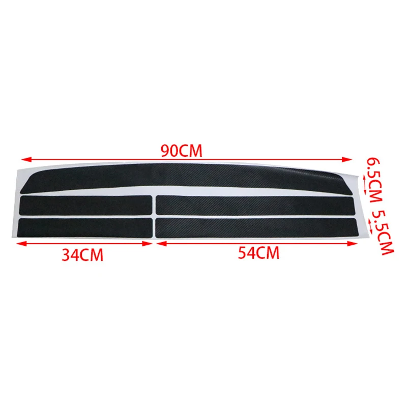 

Car Carbon Fiber Threshold Stickers Set High Quality Waterproof Scratch Resistant Protection Auto Trunk Modification Sticker