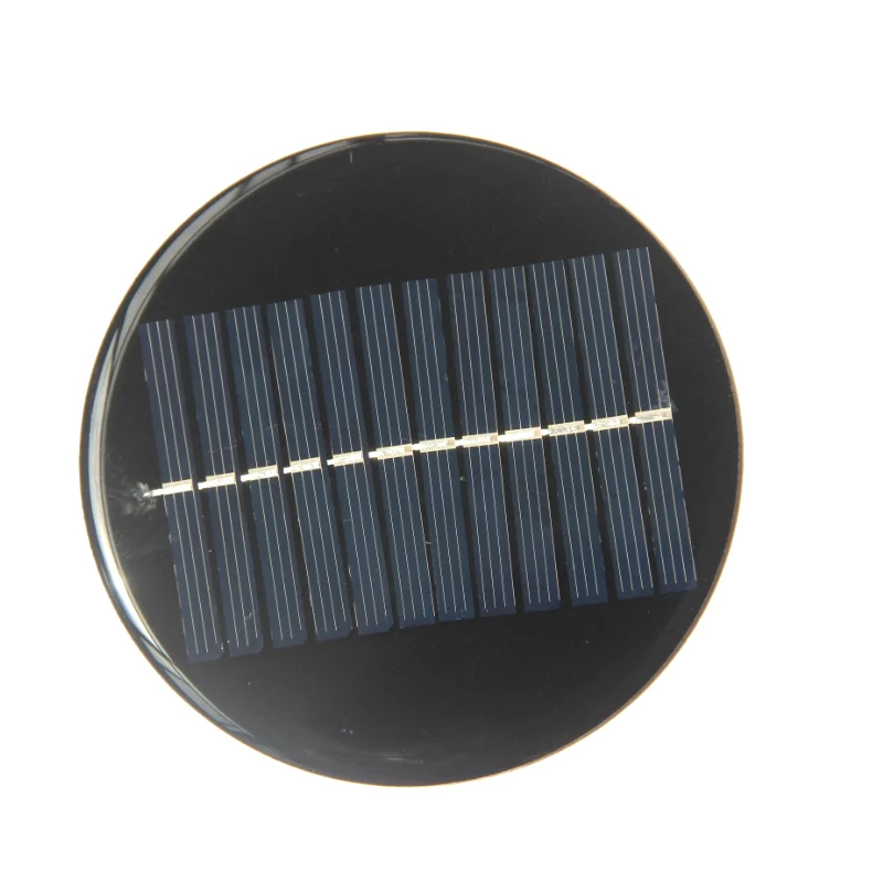 

BUHESHUI 0.8W 6V Solar Panel Round Diameter 100MM Polycrystalline Solar Charger For 3.7V Battery Light 30PCS