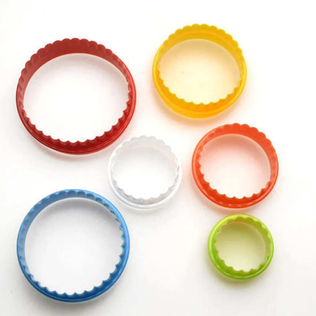 Новая красочная многоформенная Пластиковая форма для печенья резак формы кухни