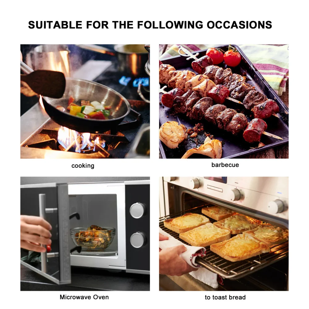 

2pcs Xmas Heat Resistant Microwave Oven Anti-scald