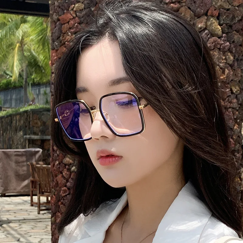 

Anti Blue Light Glasses Metal Men Computer Round Glasses Gaming Goggles Fashion Transparent Frame Women Anti Blue Eyeglasses