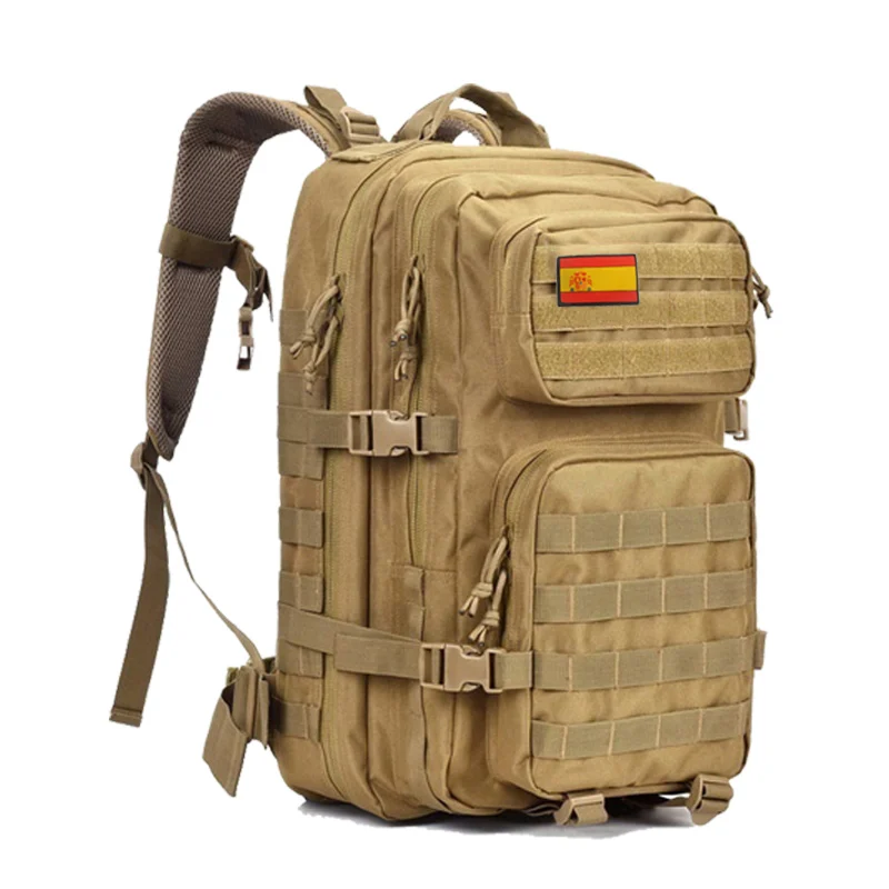 SPE Logo Khaki Водонепроницаемый тактический рюкзак военный уличный Мужской 3P армейский Рюкзак Molle штурмовая атака Кемпинг Туризм Охота альпинизм - Цвет: SPE Logo Khaki