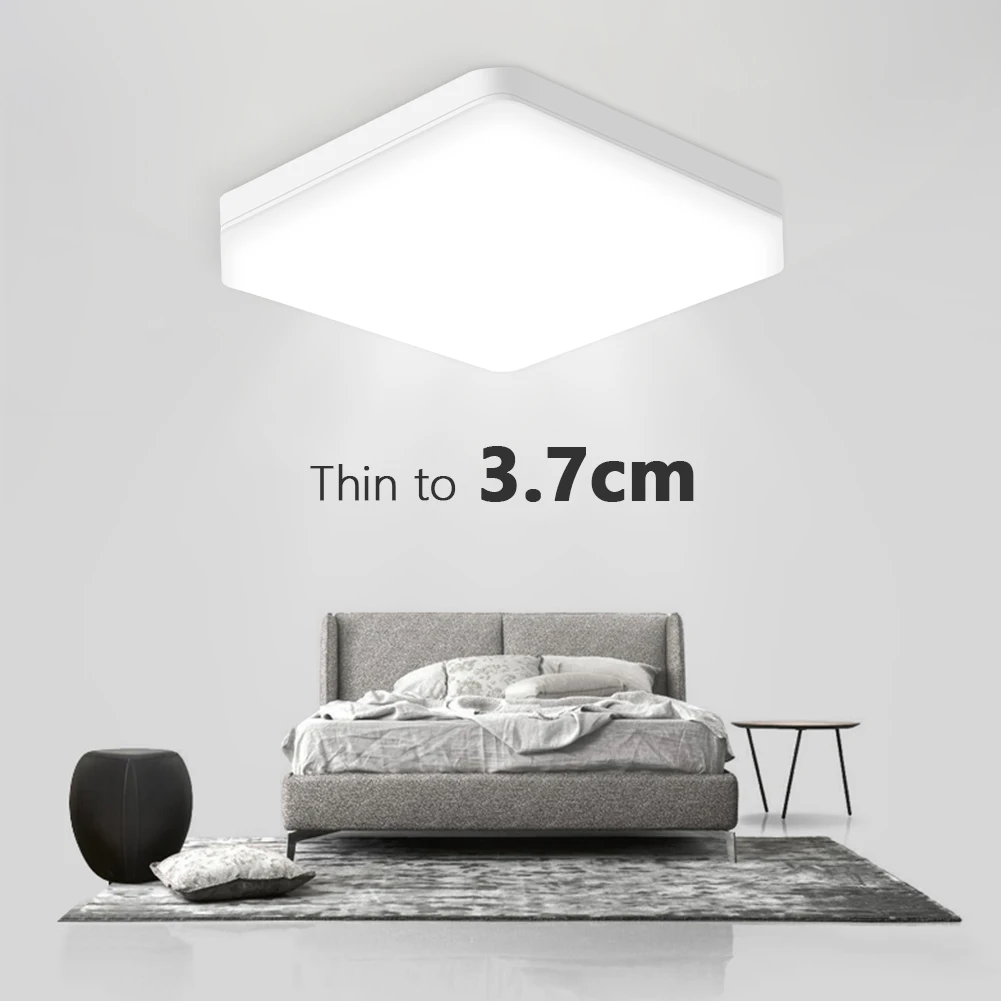 

Ultra-thin Round Square Modern Lamp Surface Mount Fixture lighting 9W 18W 24W 36W 38W LED Ceiling Light for Living Room kitchen