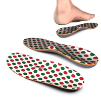 red round plantar fasciitis arch support insoles memory foam insoles for women men kids shock absorption sports shoe inserts