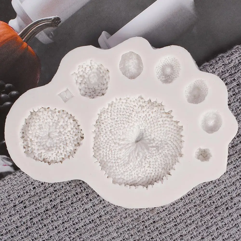 Силиконовая форма в виде цветочных бутонов инструменты для украшения тортов