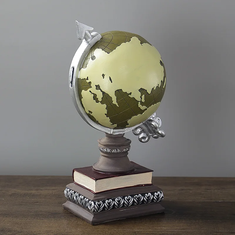 

Big earth arts and crafts ornaments office ornaments gifts desktop piggy bank props resin furnishings