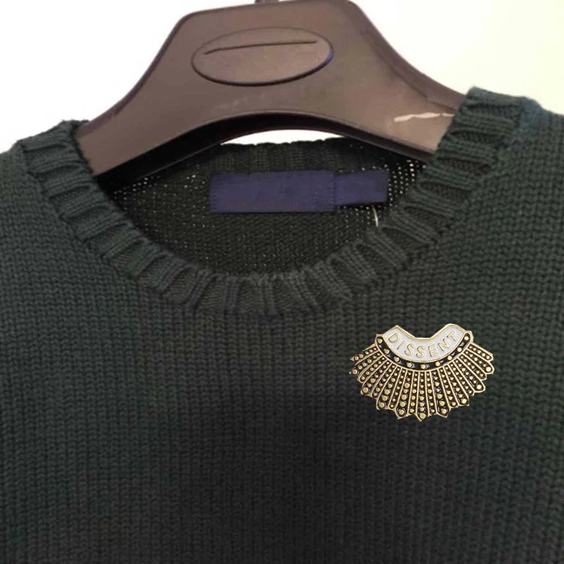 Брошь с эмалью иначе Женская юстиции гинсберга булавка | Украшения и аксессуары