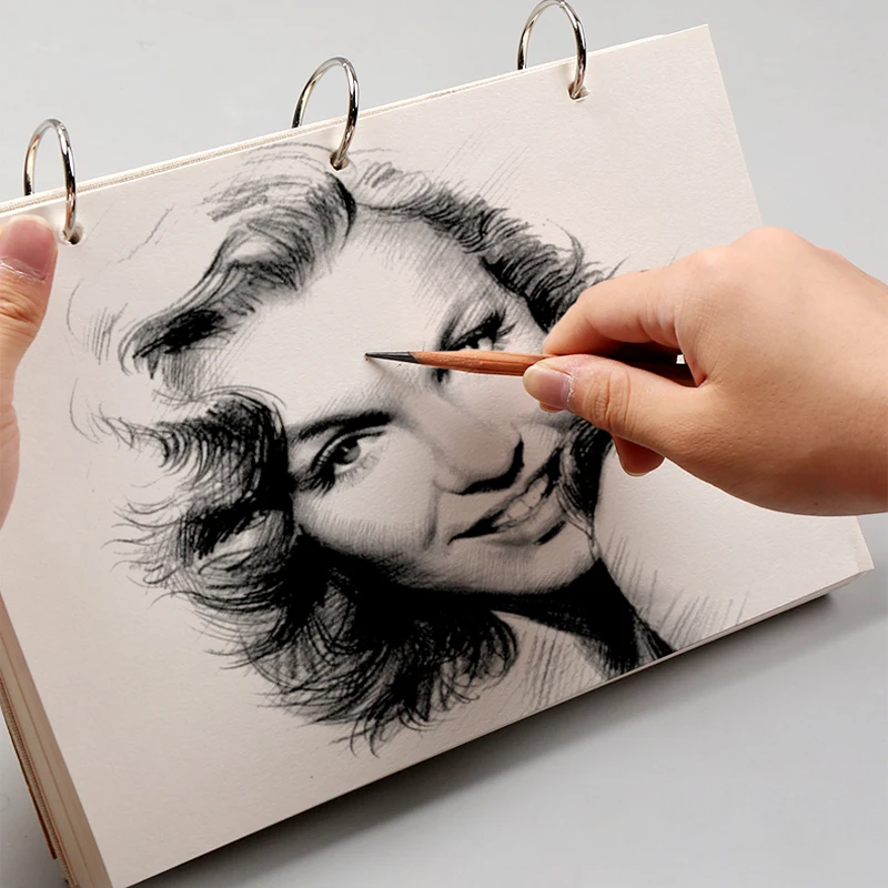 Tanie Szkic Papieru 16K/32K Zagęszczony Papier Akwarelowy Marker Książka Odpinany Zagęszczony 160g Pościel Pokrywa Specjalna Dla Studentów Sztuki