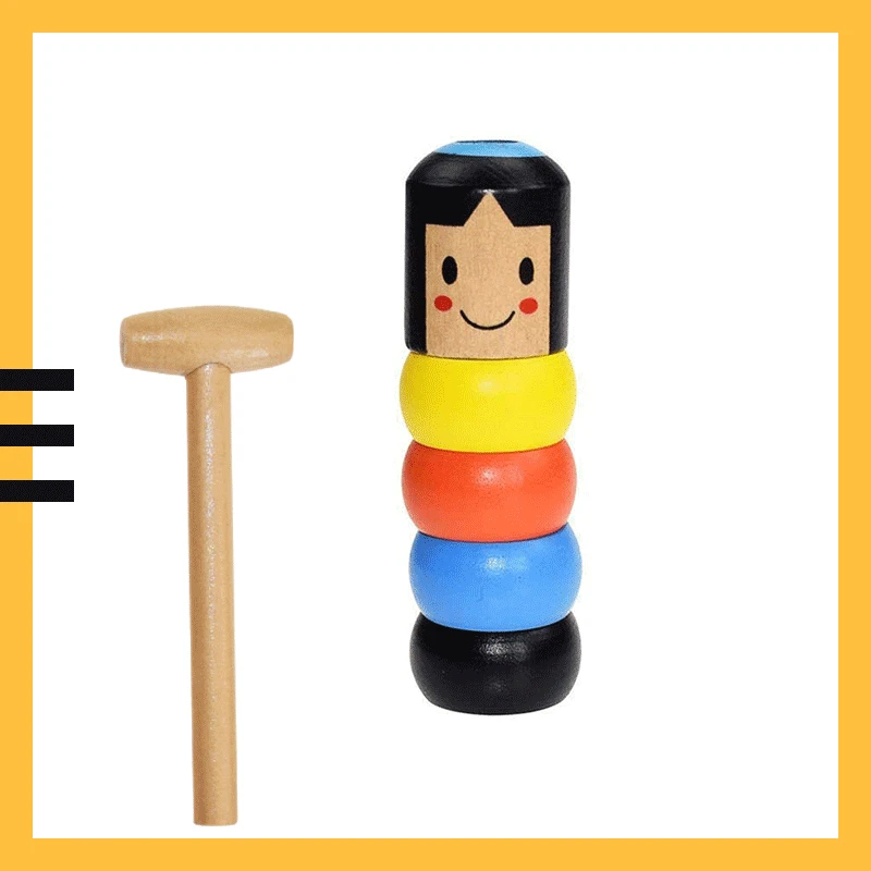 

Новинка, неувядающая Деревянная волшебная игрушка Daruma, магические реквизиты для съемки крупным планом, забавная игрушка, аксессуар Daruma, неб...