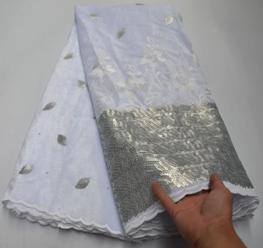 Модный дизайн цветочный блестки бархатное кружево тяжелая ткань сделай сам для