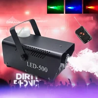 rgb stage fumee smoke machine mini portable led remote fogging fogger dj party disco light fog machine for stage club bar party